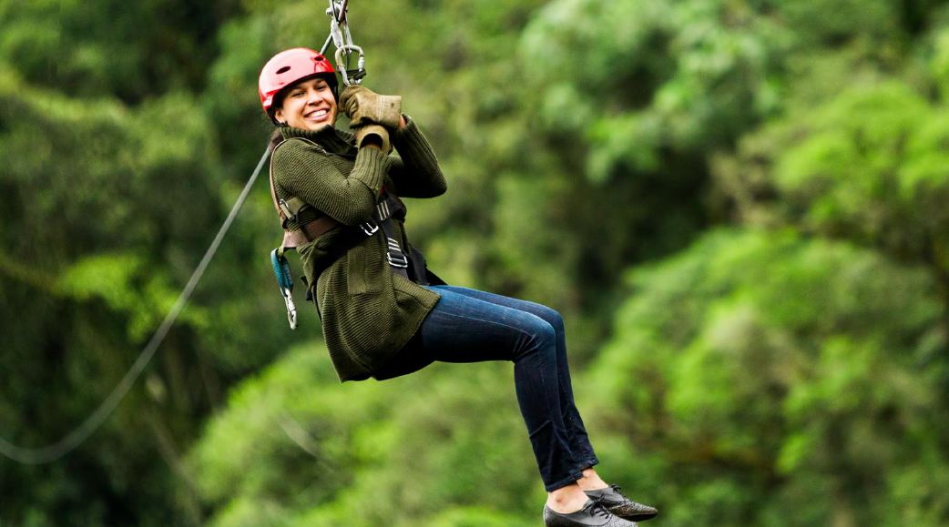 Ziplining in Mabira Forest
