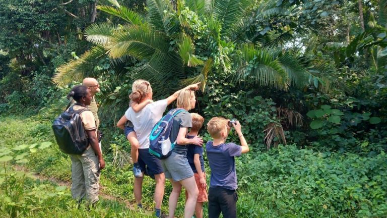 Family on an 18-day Uganda safari holiday