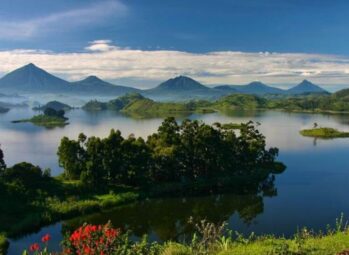 Uganda Visa Requirements Lake Mutanda and the Virunga volcanoes in Uganda, a highlight once you meet the Uganda visa requirements